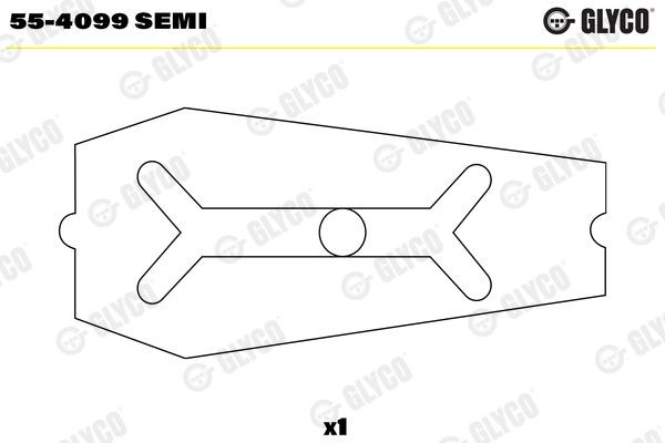 GLYCO 55-4099 SEMI Small End Bushes, connecting rod