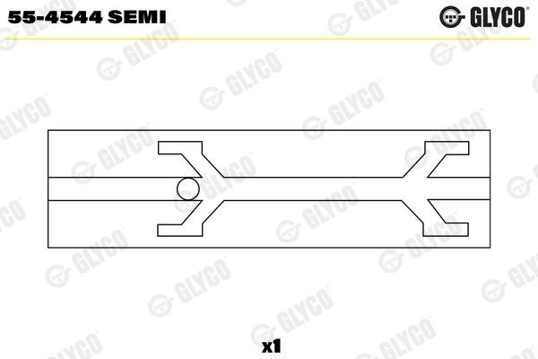 GLYCO 55-4544 SEMI Lagerbuchse, Pleuel für SCANIA 4 - series LKW in Original Qualität