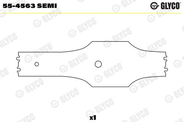 55-4563 GLYCO Small End Bushes, connecting rod 55-4563 SEMI buy