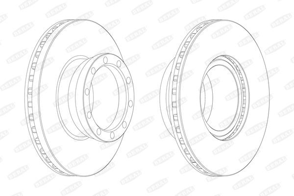 Great value for money - BERAL Brake disc BCR146A