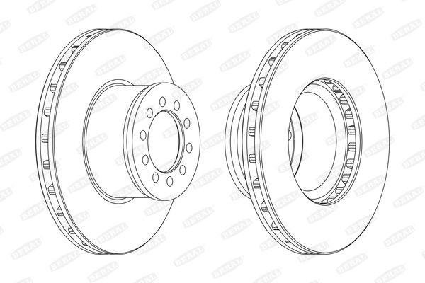 Great value for money - BERAL Brake disc BCR186A