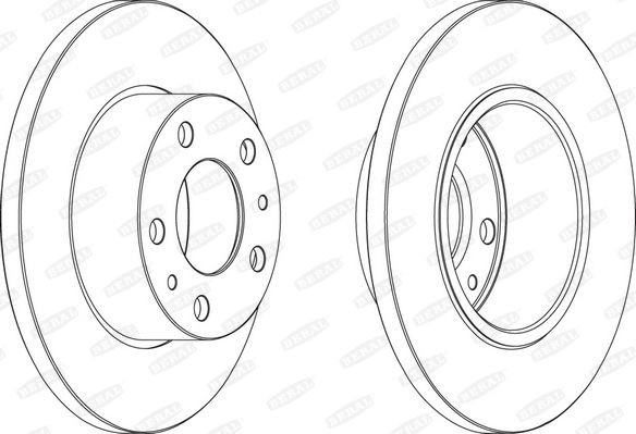 Great value for money - BERAL Brake disc BCR195A