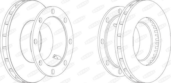 Great value for money - BERAL Brake disc BCR206A