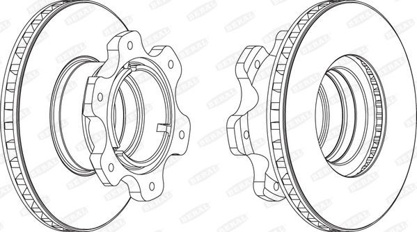 Great value for money - BERAL Brake disc BCR208A