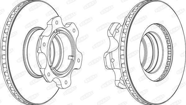 Great value for money - BERAL Brake disc BCR209A