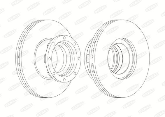 Great value for money - BERAL Brake disc BCR216A