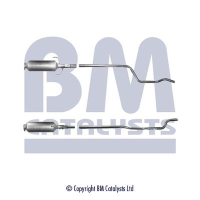 original Opel Meriva x03 Diesel particulate filter BM CATALYSTS BM11062