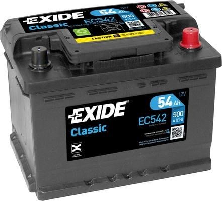 EXIDE Automotive battery EC542