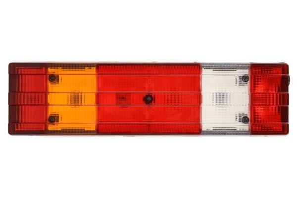 Tail light TRUCKLIGHT Left, black, 24V, 24V, red, with bulbs - TL-ME001L