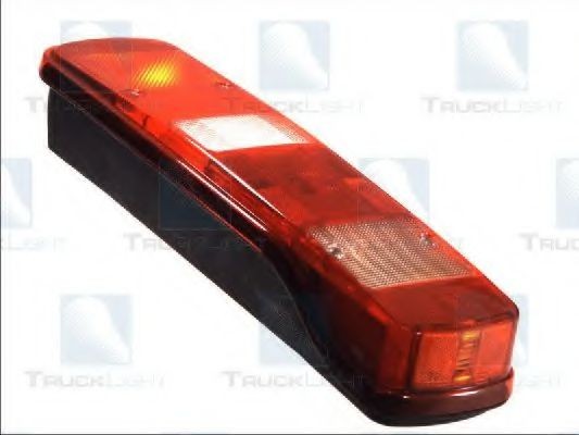 Rear tail light TRUCKLIGHT Left, for socket bulb, 24V, white, red, blue - TL-VO002L