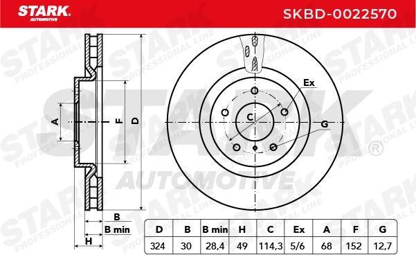 SKBD0022570 Brake disc STARK SKBD-0022570 review and test