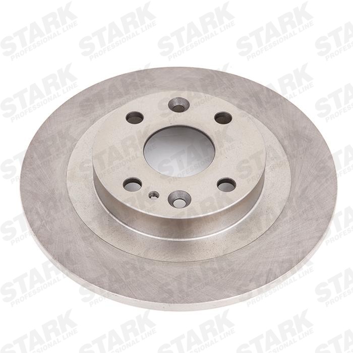 STARK Rear Axle, 250,0x9mm, 04/07x100, solid, Uncoated Ø: 250,0mm, Brake Disc Thickness: 9mm Brake rotor SKBD-0022079 buy