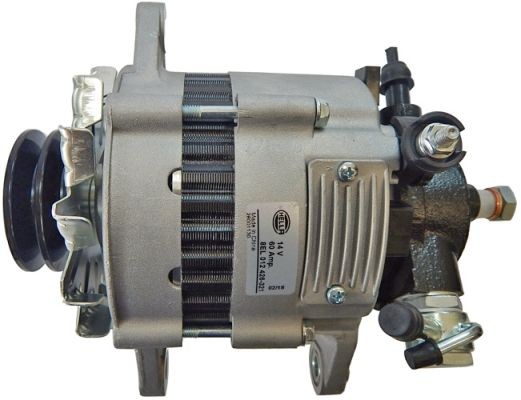 HELLA 8EL 012 426-321 Alternator 14V, 60A, incl. vacuum pump, Ø 74 mm