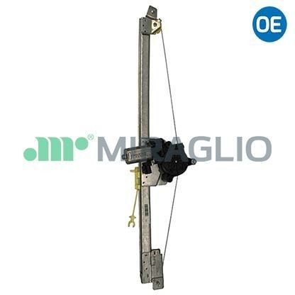 MIRAGLIO 30/888 Window regulator Left, Operating Mode: Electric, with electric motor