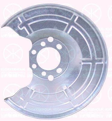 Opel ZAFIRA Splash Panel, brake disc KLOKKERHOLM 5062879 cheap