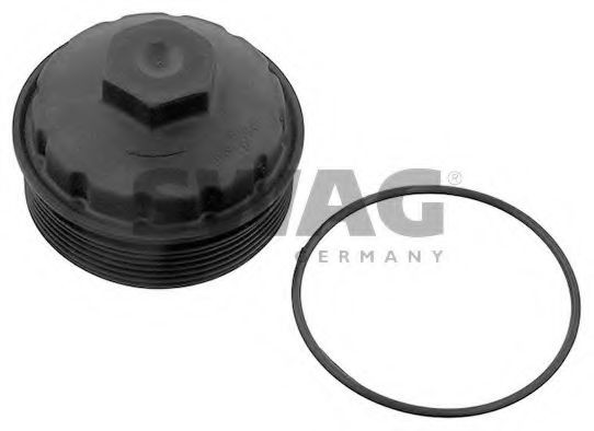 SWAG 30939698 Cover, oil filter housing MN980123