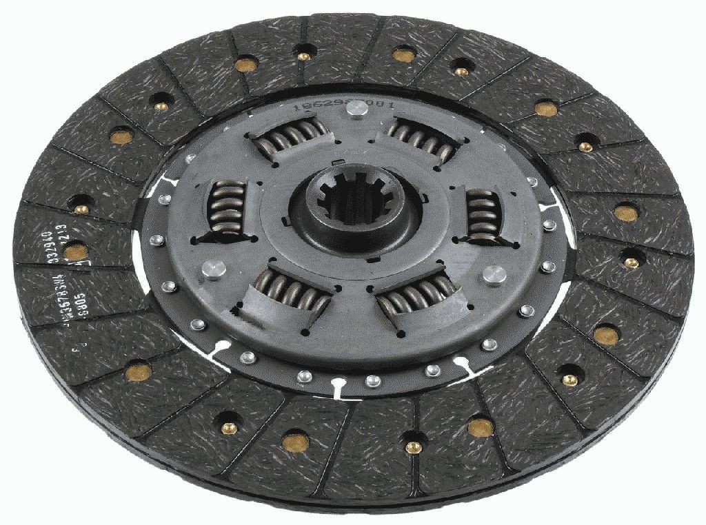 1862 967 001 SACHS Clutch disc IVECO 265mm, Number of Teeth: 10