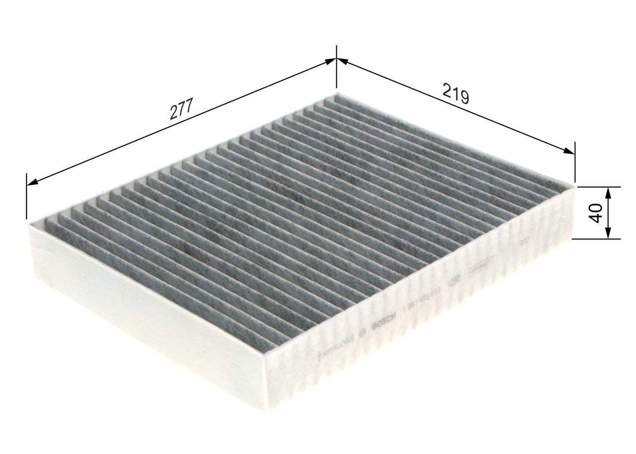 OEM-quality BOSCH 1 987 435 512 Air conditioner filter