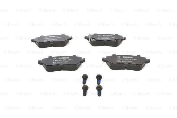 0986494573 Disc brake pads BOSCH E1 90R-011199/210 review and test
