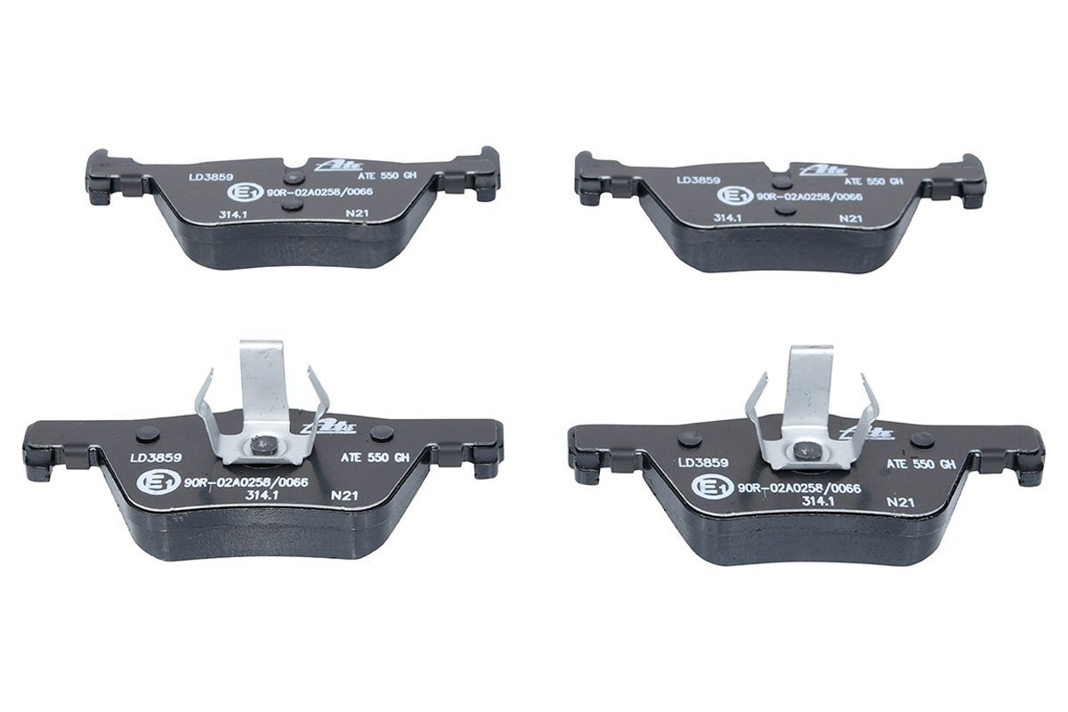 13.0470-3859.2 Set of brake pads 13.0470-3859.2 ATE prepared for wear indicator, excl. wear warning contact