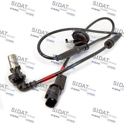 SIDAT 84.996 ABS sensor Front Axle Right, Hall Sensor, 2-pin connector, 820mm