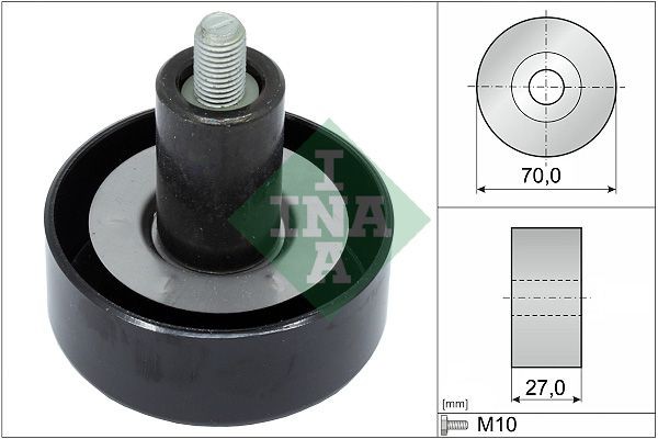 INA Ø: 70mm Deflection / Guide Pulley, v-ribbed belt 532 0657 10 buy