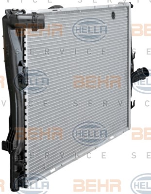 HELLA Radiator, engine cooling 8MK 376 754-054 for BMW 1 Series, 3 Series, X1