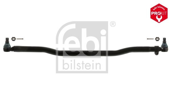 FEBI BILSTEIN Front Axle, with threaded sleeve, with sleeve, with Split Pin, with crown nut, Bosch-Mahle Turbo NEW Cone Size: 30mm, Length: 1315mm Tie Rod 45486 buy