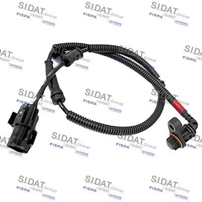 SIDAT 84.998 ABS sensor Rear Axle Right, Hall Sensor, 2-pin connector, 770mm