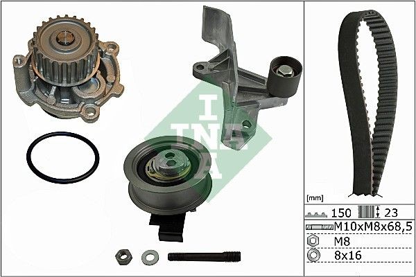 INA 530054631 Timing belt kit 06A 109 477A