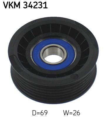 SKF VKM 34231 MERCEDES-BENZ C-Class 2018 Deflection / guide pulley, v-ribbed belt