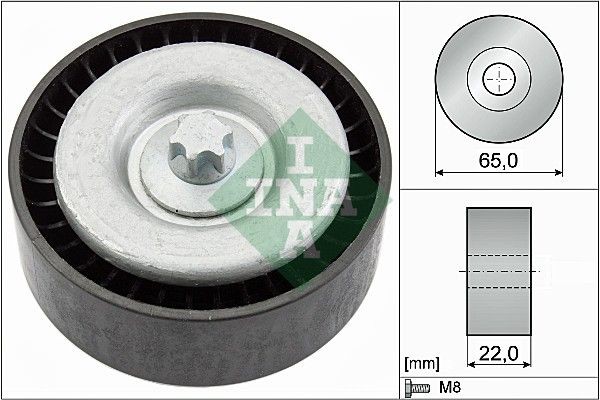 INA 532 0667 10 Deflection / Guide Pulley, v-ribbed belt MITSUBISHI experience and price