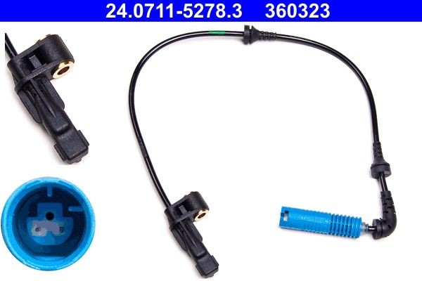 ATE ABS wheel speed sensor 24.0711-5278.3 for BMW 3 Series, Z4