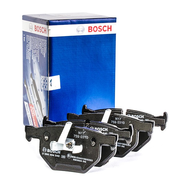 0986494540 Disc brake pads BOSCH 23550 review and test