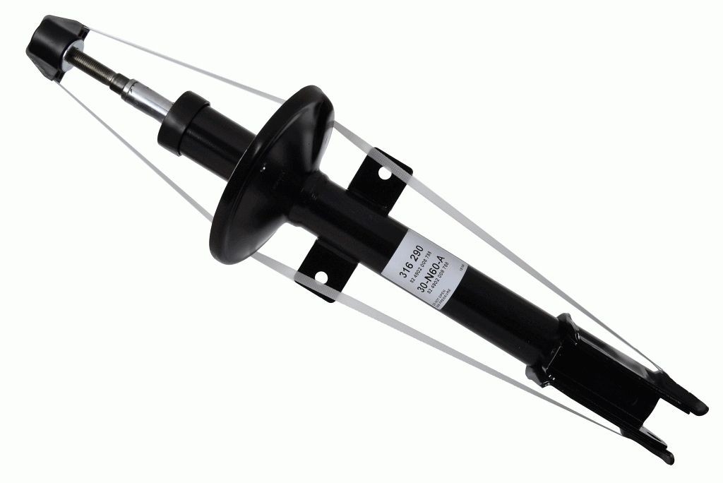 SACHS 316 290 Shock absorber Gas Pressure, Twin-Tube, Suspension Strut, Top pin