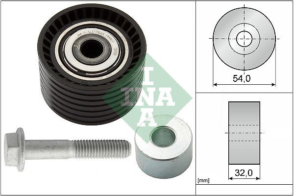 INA Deflection & guide pulley, timing belt 532 0654 10 buy