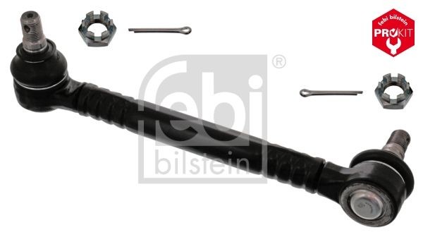 FEBI BILSTEIN 45364 Anti-roll bar link Front Axle Left, 280mm, M16 x 1,5 , Bosch-Mahle Turbo NEW, with crown nut