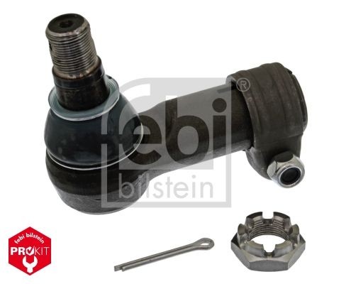 FEBI BILSTEIN Cone Size 30 mm, Bosch-Mahle Turbo NEW, Front Axle Left, Front Axle Right, with crown nut Cone Size: 30mm Tie rod end 35637 buy