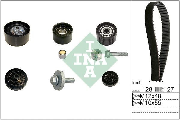 INA 530063710 Timing belt kit 13 07 062 46R