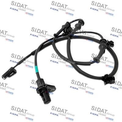 SIDAT 84.934 ABS sensor Front Axle Left, Hall Sensor, 2-pin connector, 1240mm