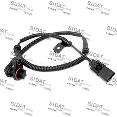 SIDAT 84.997 ABS sensor Rear Axle Left, 2-pin connector, 780mm