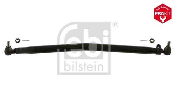 FEBI BILSTEIN 46092 Centre Rod Assembly Front Axle, from the steering gear to the 1st idler arm, with crown nut, Bosch-Mahle Turbo NEW