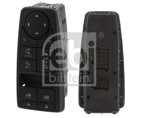 FEBI BILSTEIN Driver side, Control Unit/Software must be trained/updated Number of connectors: 7, 15 Switch, window regulator 47018 buy