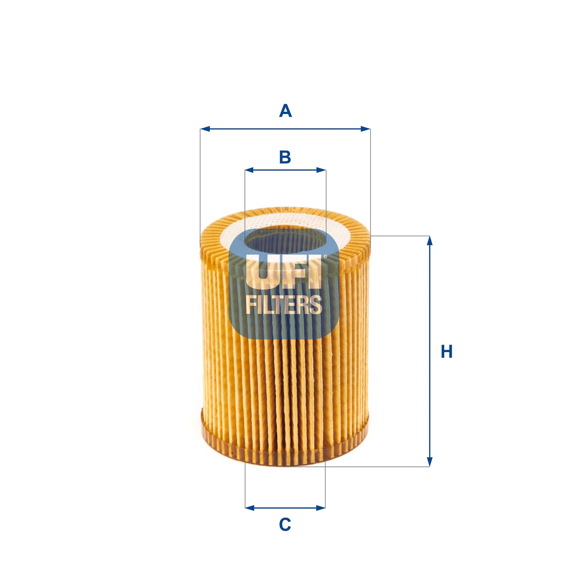 UFI 25.164.00 Oil filter 11427635557