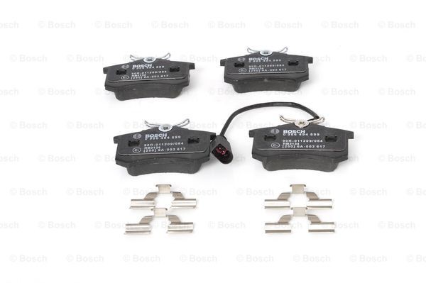 0986494599 Disc brake pads BOSCH BP307 review and test