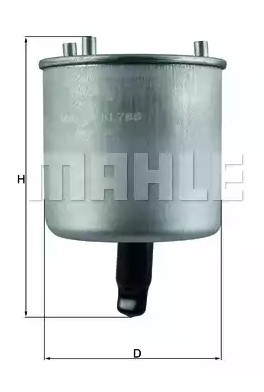 KL788 Inline fuel filter MAHLE ORIGINAL KL 788 review and test
