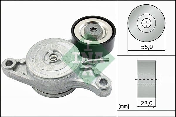INA 534042010 Tensioner pulley 11 28 7 823 374