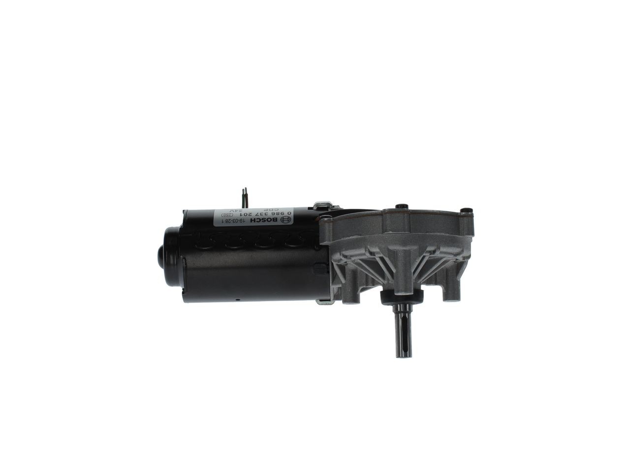 BOSCH 0986337201 Wiper motors 24V, Front, 20,9W, 30 Nm, IP50