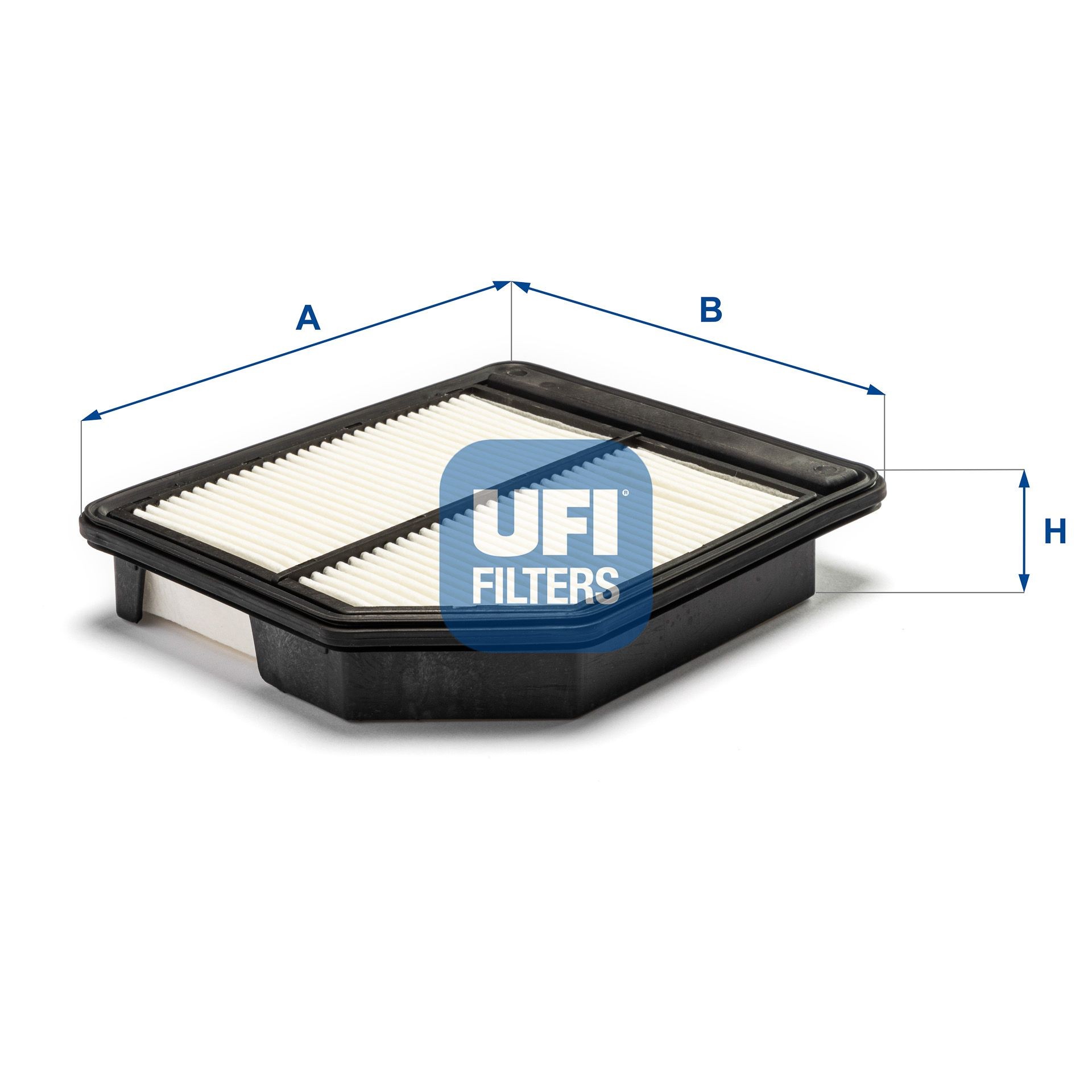 UFI 39,6mm, 197mm, 224,2mm, Filter Insert Length: 224,2mm, Width: 197mm, Height: 39,6mm Engine air filter 30.325.00 buy