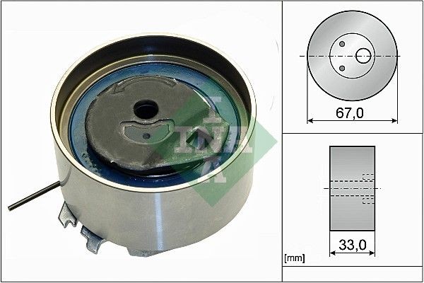 INA 531 0869 10 Timing belt tensioner pulley JEEP WRANGLER 2012 in original quality